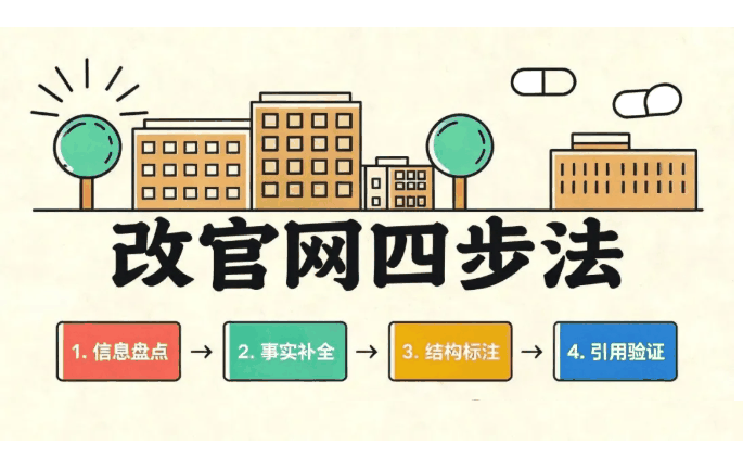 把官网改成 AI 读得懂的样子：四步，一分钱不用花